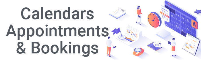 Calendars Appointments and Bookings Banner